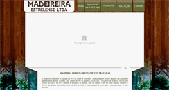 Desktop Screenshot of madeireiraestrelense.com.br