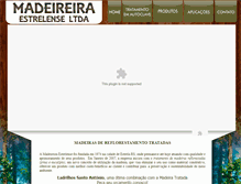 Tablet Screenshot of madeireiraestrelense.com.br